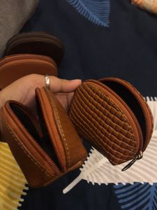 Vintage Brown Coin Purses - Set of 2