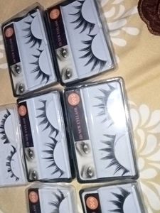 False Eyelashes - 6 Pairs