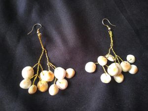 Fashion Seap Earrings With Necklace Set Stone Hook