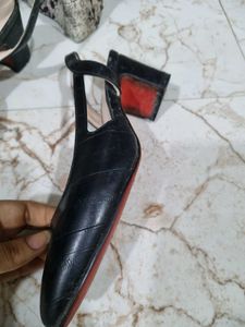 Black Slingback Heels