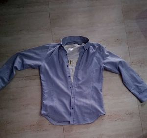 Striped Button-Down Shirt
