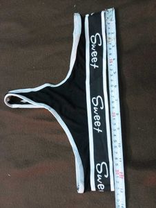 Black 'Sweet' Thong 🖤