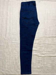 Dark Blue Jeans Slim Fit Denim Pants