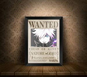 SOTARU GOJO Wanted One Piece Anime Frame 1 Pcs