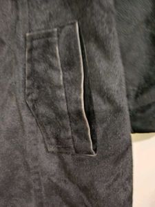 Elegant Black Velvet Coat