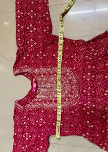 Elegant Pink Anarkali Kurti