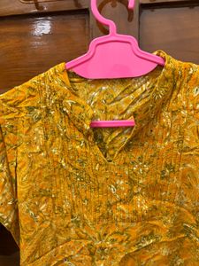 Boho Chic Printed Kurti Top