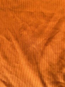 Orange Ribbed Tank Top