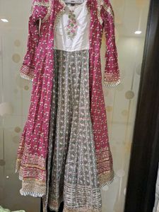 Jaipuri Print Cotton Angrakha