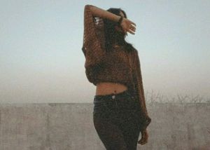 Purple Messed Open Front cape top