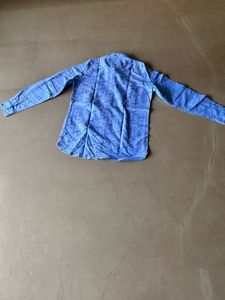 US POLO Stylish Blue Boys Full Sleeves Shirt