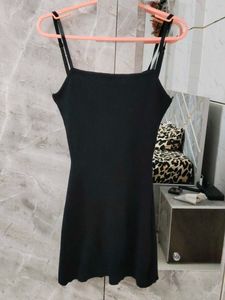 Black back Tie Dress