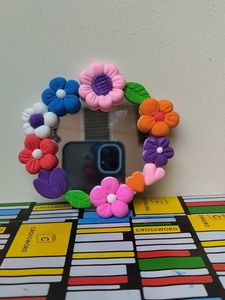 Pinterest Clay Flower Mirror 🪞🌸