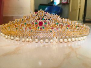 Ornate Gold & Gemstone Waist Band