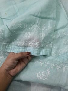 Beautiful Lakhnawi Kurta Set 💙