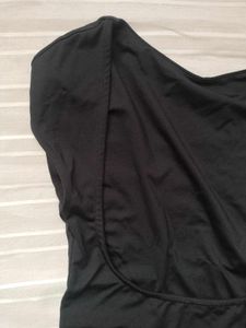 Black Open Back Top