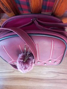 Beautiful Maroon Sling Bag