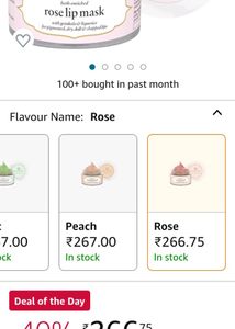 Just Herbs Rose Lip Mask.