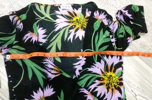 Floral Tie Waist Top