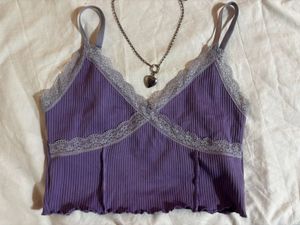 Ribbed H&M camisole 💜🦄