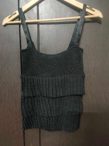 Mango Black/Glittery Top