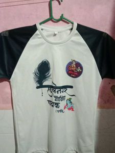 Graphic Print Raglan T-shirt