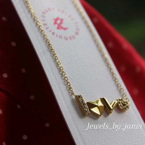Antitarnish Love Pendant Necklace