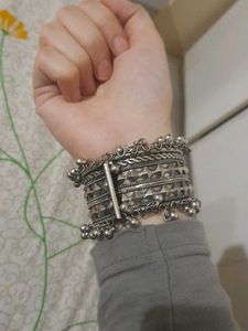 Silver Bangle Bracelet( For Navratri)