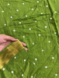 Green Bandhani Dupatta
