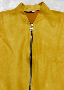 Stylish Mustard Bomber Jacket