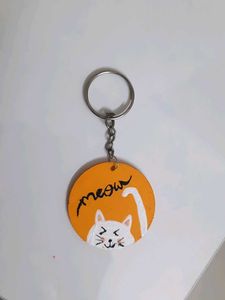 Cute Cat Keychain