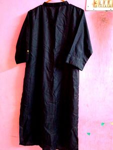 New Black Kurta