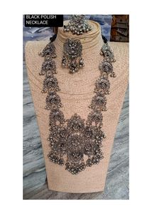 Long Antique Afghani Necklace Set