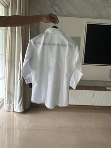 Classic White shirt with 3/4th  sleeve