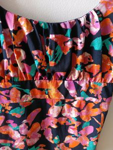 Pretty Ann Taylor Floral Print Top