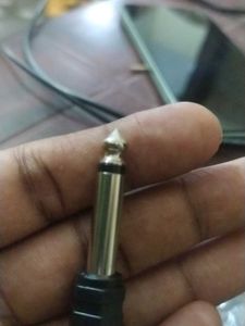 6.35mm stereo male to 3.5mm jack