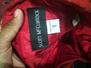 Pintrest Red Strapless Dress