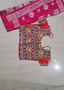 Multicolor Garba Lehenga