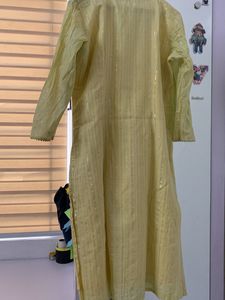 Yellow Designer Kurta Salwar Set