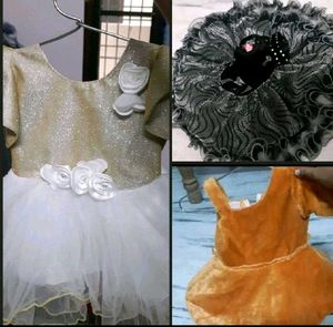Combo Of 3 Frocks