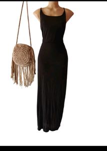 ✨ Chic H&amp;M Black Maxi Dress ✨
