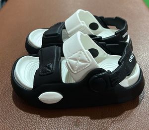 Kids Black &amp; White Sandals