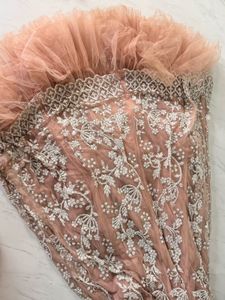 Elegant Pink Embroidered Lehenga