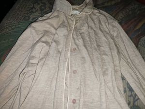 Neutral Button-Down Tunic