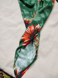 Kids Green Floral Pajama Set