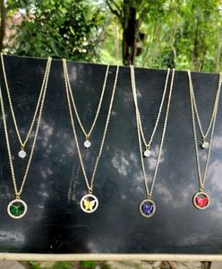 Butterfly Double Layer Chain (Red)