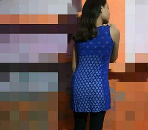 Global Desi (Blue 💙 Short Printed Kurti)