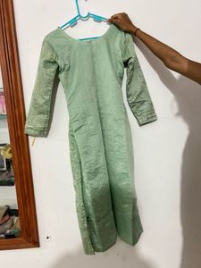 Mint Green Sequin Salwar Kameez