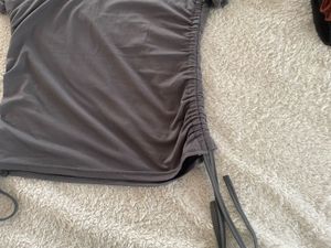 Lulu &amp; Sky Grey V-Neck Tee