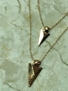 Double Layered Arrowhead Necklace